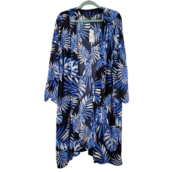 Love & Legend Sweaters - 💗HOST PICK💗 NWT Love & Legend Botanical Palm Leaves Print Kimono